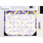 2023-2024 Willow Creek Press Academic Monthly Oversized Desk Pad Calendar, 22in x 17in, Fruit Salad, July 2023 To June 2024