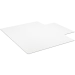 ES Robbins Natural Origins Vinyl Chair Mat For Hard Floors, With Lip, 36in x 48in, Clear