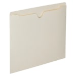 SKILCRAFT Manila Double-Ply Tab File Jackets, Letter Size Paper, 8 1/2in x 11in, Box Of 100