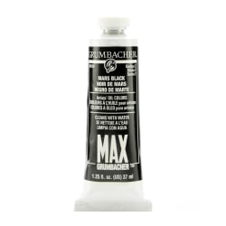 Grumbacher Max Water Miscible Oil Colors, 1.25 Oz, Chromium Oxide Green Opaque, Pack Of 2