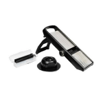 Winco Plastic Mandoline, 14-3/4in x 5-1/2in, Black