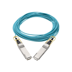 Eaton Tripp Lite Series QSFP28 to QSFP28 Active Optical Cable - 100GbE, AOC, M/M, Aqua, 15 m (49.2 ft.) - 100GBase-AOC direct attach cable - QSFP28 to QSFP28 - 15 m - fiber optic - 50 / 125 micron - OM3 - plenum, active - aqua