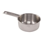 Tablecraft Stainless Steel Measuring Cup, 1/2 Cup