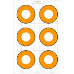 Rite In The Rain All-Weather Range Target, Long Range Silhouette, 22in x 17in