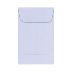 LUX Coin Envelopes, #1, Gummed Seal, Lilac, Pack Of 500