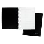 Cambridge Limited QuickNotes Action Planner Legal Pad, 7 1/2in x 9 1/2in, 30% Recycled, Black, 80 Sheets