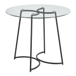 LumiSource Cece Dinette Table, 30-1/4inH x 35inW x 35inD, Dark