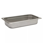 Hoffman Tech Browne Stainless Steel Steam Table Pans, 1/3 Size, Silver, Set Of 48 Pans