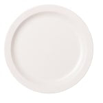 Cambro Camwear Round Dinnerware Plates, 9in, White, Set Of 48 Plates