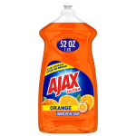 Ajax Triple-Action Dishwashing Liquid, 52 Oz Bottle, Orange