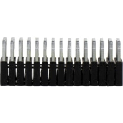 Arrow T59 Insulated Staples, 11/16in, Gray/Black, Box Of 300 Staples