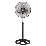 Brentwood Kool Zone 3-In-1 Adjustable Industrial Stand Fan, 22in x 18in, Black