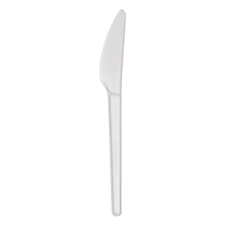 Highmark ECO Compostable Knives, 6-1/2in, White, Pack Of 50