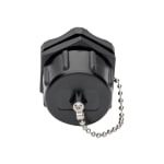 Eaton Tripp Lite Series RJ45 Bulkhead Coupler for Cat5/Cat6, Female to Female, Shielded, Industrial, Dust Cap - IP68, TAA - Modular insert (coupling) - outdoor - CAT 6 - RJ-45 - black - TAA Compliant