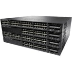 Cisco Catalyst 3650-48F Ethernet Switch - 48 Ports - Manageable - 10/100/1000Base-T - 2 Layer Supported - 4 SFP Slots - 1U High - Rack-mountable, Desktop - Lifetime Limited Warranty