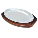 Winco Platter Underliner, 12in, Brown