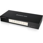 IOGEAR GCS1218TAA3 Secure KVM Switchbox - 8 Computer(s) - 1 Local User(s) - 3840 x 2160USB - 9 x DVI - Desktop - TAA Compliant