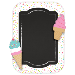 Amscan Summer Sweets Cardboard Signs, 14in x 10in, Multicolor, Pack Of 2 Signs