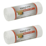 Duck Brand 855145 Smooth Top EasyLiner Non-Adhesive Shelf And Drawer Liner, 12in x 20ft, White, Pack Of 2 Rolls