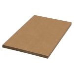 Partners Brand Material Kraft Corrugated Sheets, 24in x 30in, Pack Of 20