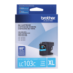 Brother LC103 Cyan Ink Cartridge, LC103C