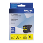 Brother LC103 Yellow Ink Cartridge, LC103Y