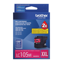 Brother LC105 High-Yield Magenta Ink Cartridge, LC105M