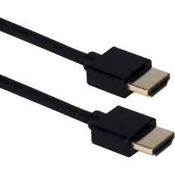 QVS High-Speed HDMI UltraHD 4K With Ethernet Flexible Cable, 0.5in