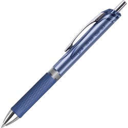 Integra Retractable Gel Ink Pens, Medium Point, 0.7 mm, Blue Barrel, Blue Ink, Pack Of 12 Pens