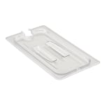 Cambro Camwear GN 1/3 Notched Handled Covers, Clear, Set Of 6 Covers