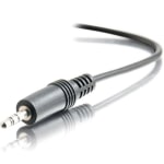 C2G 1.5ft 3.5mm Stereo Audio Cable - AUX Cable - M/M - Mini-phone Male Stereo - Mini-phone Male Stereo - 1.5ft - Black