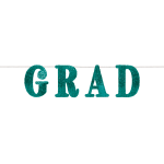 Amscan Follow Your Dream Sequin Graduation Banner, 11in x 144in, Green