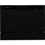 Farberware Professional FCD06 Counter-Top Dishwasher, 17-1/4inH x 21-13/16inW x 21-3/4inD, Black