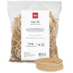 Office Depot Brand Rubber Bands, #32, 3in x 1/8in, Crepe, 1/4 Lb. Bag