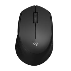 Logitech M330 Silent Plus Wireless Mouse, Black, 910-004905