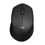 Logitech M330 SILENT Wireless Mouse, 2.4GHz with USB Nano Receiver, 1000 DPI Optical Tracking, Black