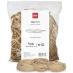 Office Depot Brand Rubber Bands, #54, Assorted Sizes, Crepe, 1/4 Lb. Bag