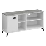 Monarch Specialties Alani TV Stand For 45in TVs, Gray/White