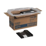 DIXIE HEAVY-WEIGHT POLYSTYRENE DISPOSABLE PLASTIC FORKS GRAB-N-GO BY GP PRO (GEORGIA-PACIFIC), BLACK, 10 PACKS PER CASE