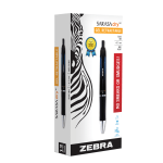 Zebra Pen SARASA Dry X1 Retractable Gel Pens, Pack Of 12, Medium Point, 0.7 mm, Blue Barrel, Blue Ink