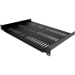 StarTech.com 1U Vented Server Rack Cabinet Shelf - Fixed 12in Deep Cantilever Rackmount Tray for 19in Data/AV/Network Enclosure w/Cage Nuts