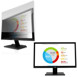 V7 Privacy Filter WS 23.8in Glossy, Matte - For 23.8in Widescreen LCD Monitor - 16:9