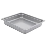 Hoffman Tech Browne Stainless Steel Steam Table Pans, 2/3 Size, Silver, Set Of 24 Pans