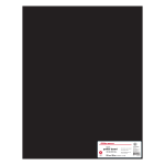 Office Depot Brand Poster Board, 22in x 28in, Black, Pack Of 5