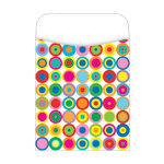 Barker Creek Peel & Stick Library Pockets, 3 1/2in x 5 1/8in, Disco Dots, Pack Of 30