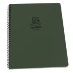 Rite in the Rain All-Weather Spiral Notebooks, Maxi Side, 8-3/4in x 11in, 84 Pages (42 Sheets), Green, Pack Of 6 Notebooks