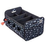 Mobile Dog Gear Collapsible Multipurpose Organizer, 12-1/2inH x 14-1/2inW x 22-1/2inD, Black/White