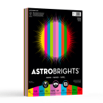 Astrobrights Color Multi-Use Printer & Copy Paper, 1 Ream, Vintage Assortment, Letter (8.5in x 11in), 200 Sheets Per Pack, 24 Lb, 94 Brightness