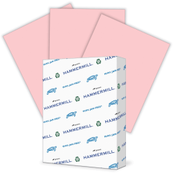 Hammermill Fore Super-Premium Color Copy Paper, Blue, Letter (8.5in x 11in), 500 Sheets Per Ream, 20 Lb, 30% Recycled