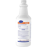 Diversey Avert Sporicidal Disinfect Cleaner - Ready-To-Use Spray - 32 fl oz (1 quart) - Chlorine Scent - 12 / Carton - Yellow